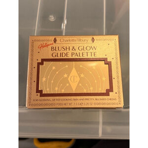 New Charlotte Tilbury Hollywood Blush & Glow Glide Palette Tan‑Deep • NIB